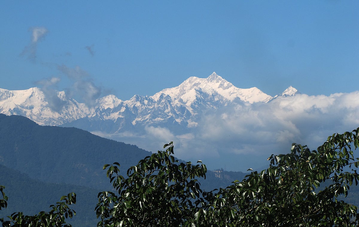 Mount Kanchendzonga is clearly viewed from the homestay