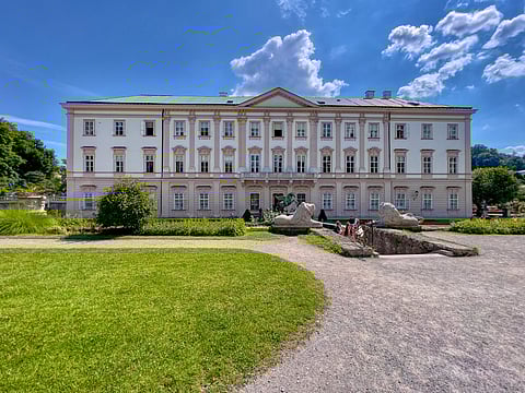 Mirabell palace in Salzburg 