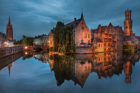 Little Venice corner in Bruges
