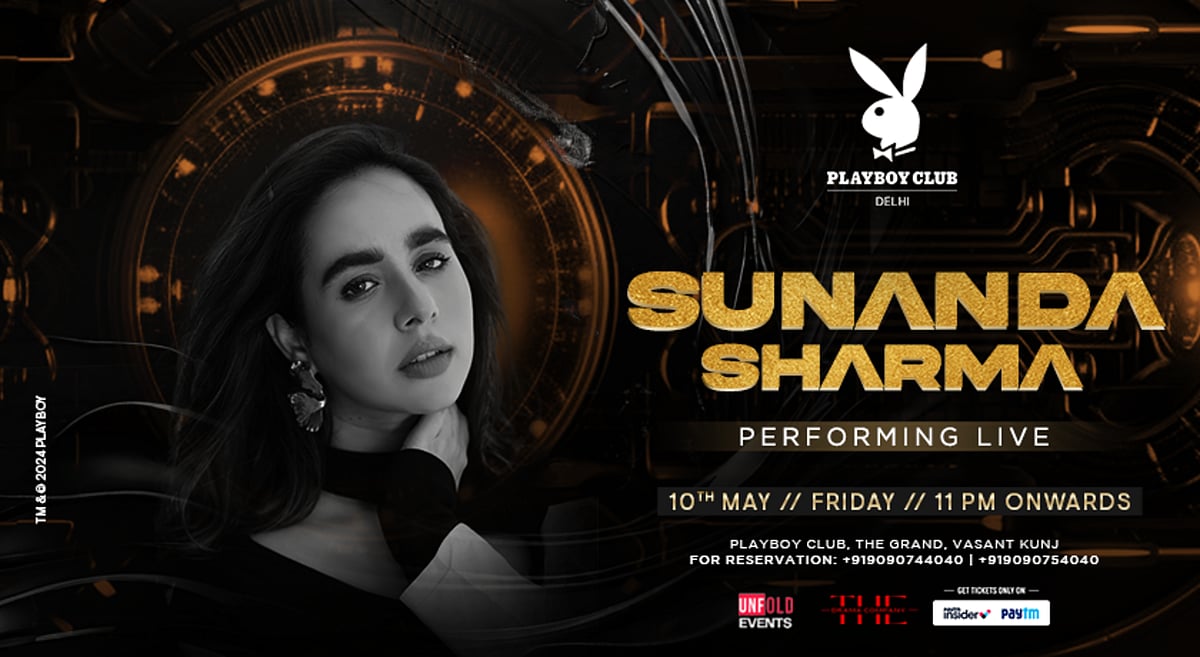 Catch Sunanda Sharma live this weekend