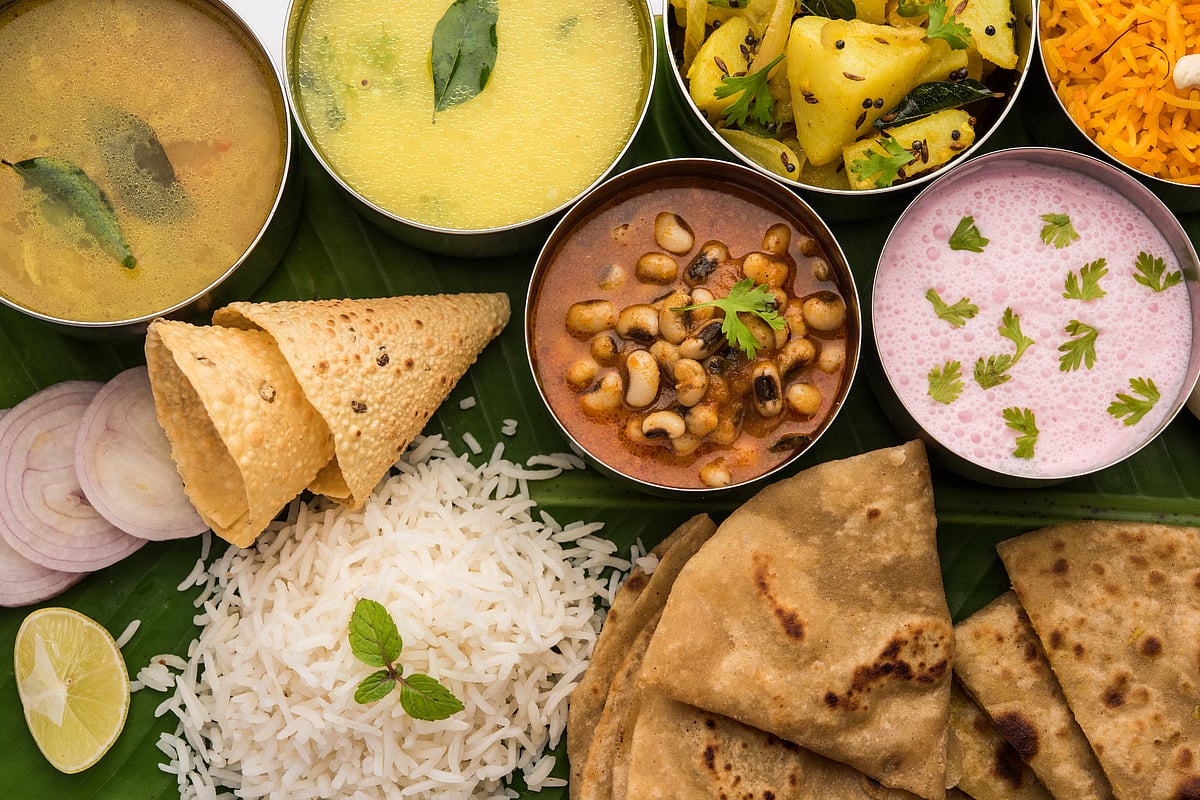 A Maharashtrian thali