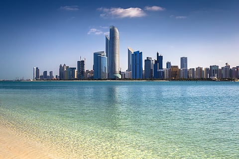 The gorgeous Abu Dhabi skyline