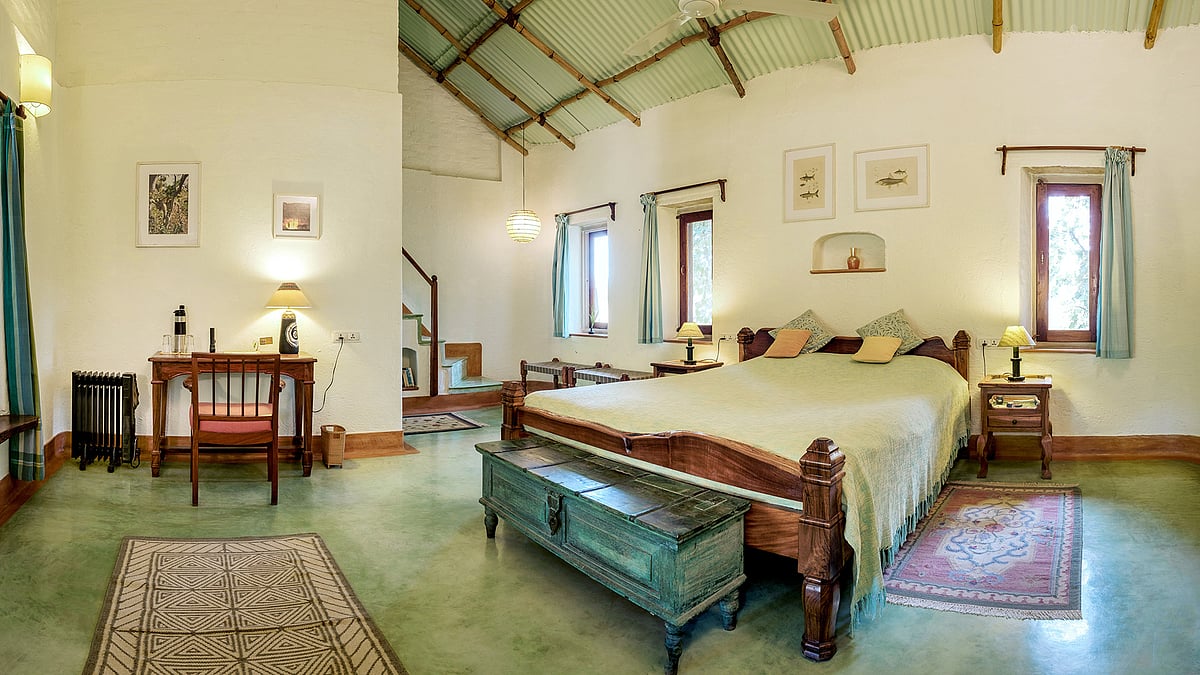 Sarai at Toria : The cottages are built with locally available construction materials using traditional techniques 