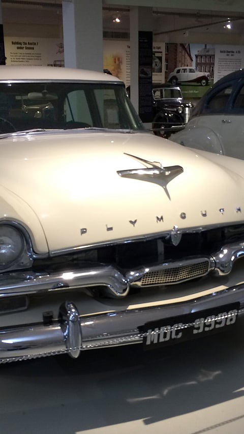1956 Plymouth Plaza license-built by Premier Automobiles at Gedee Car Museum