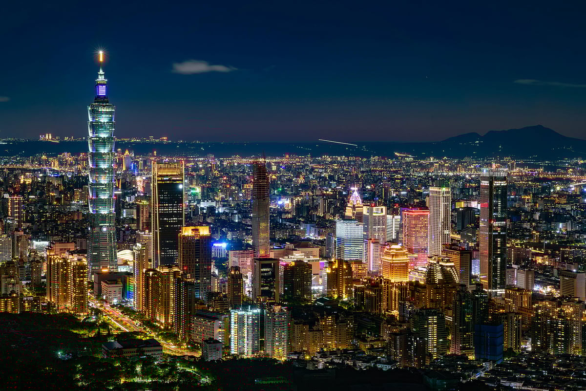 Taiwan at dusk