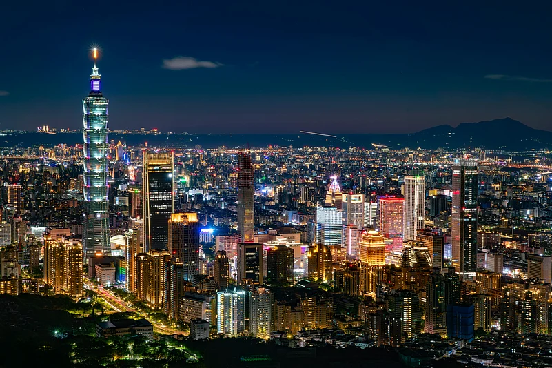 Taiwan at dusk