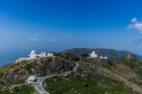 Guru Shikhar is the highest point in the Aravalli Range