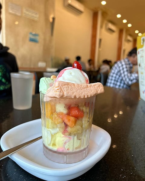 The "gudbud" icecream is a popular favourite