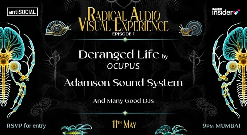 The Radical Audio Visual Experience focuses solely on creating an immersive auditory journey