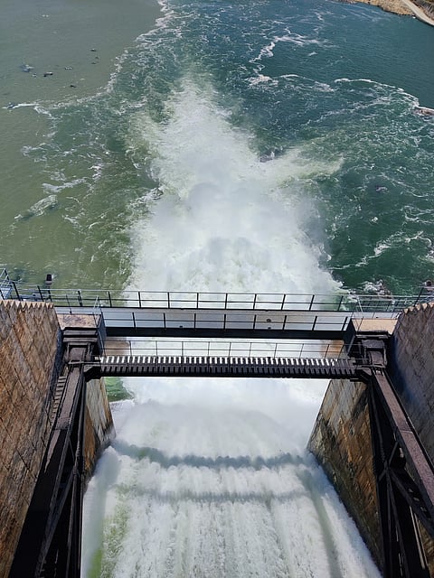 The Nagarjuna Sagar Dam