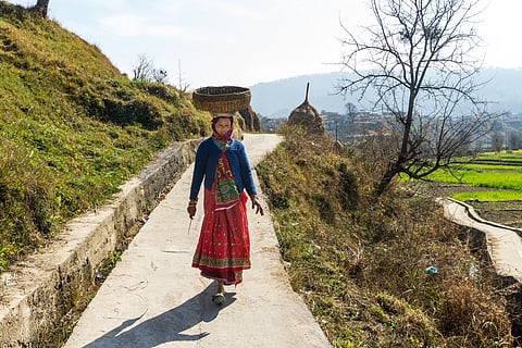 Kausani village, Uttarakhand 