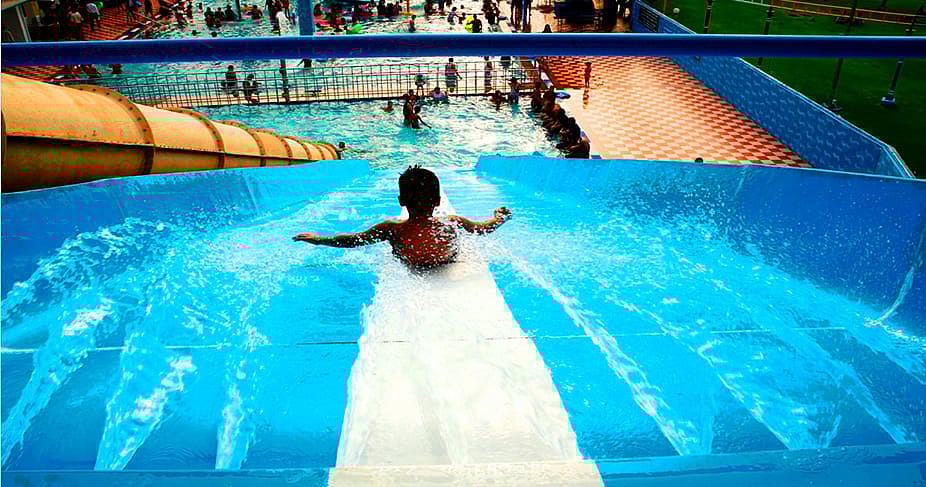 The Aapno Ghar Resort, Water and Amusement Park has over 14 water slides and activities