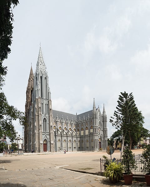 The iconic St. Philomena's Church of Mysore