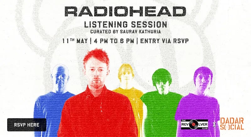 The Radiohead Vinyl Listening Session will play some of the best known songs of the British band