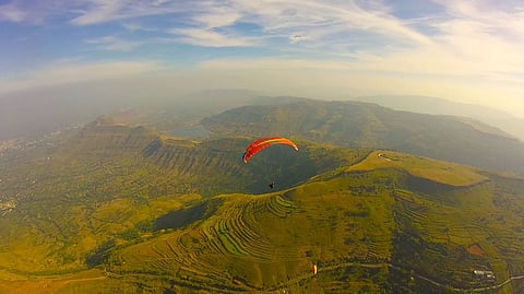Paragliding in the Sahyadris of the Western Ghats