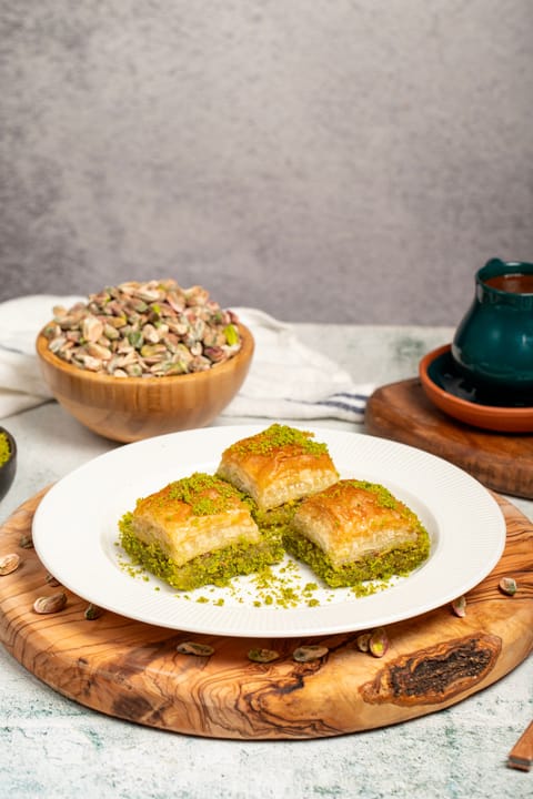 A delicious serving of Baklava