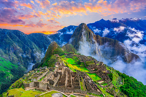 Overview of Machu Picchu in Peru