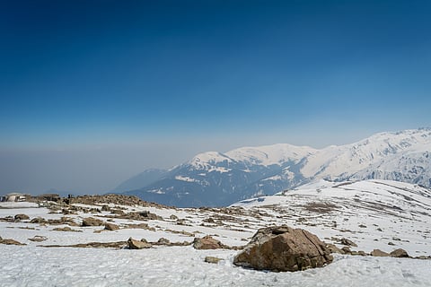 The Pir Panjal range as seen from Apharwat Peak