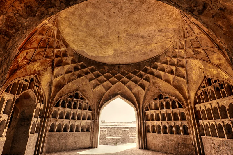 The ruins of the Golconda Fort