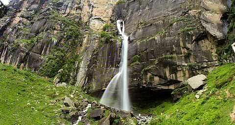 The Jogini Waterfall is 48m high