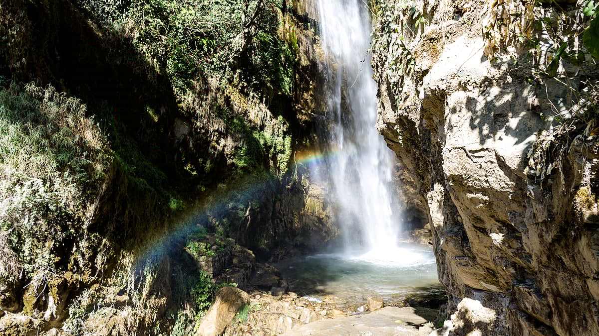 Tiger Falls stands at an elevation of 312 ft