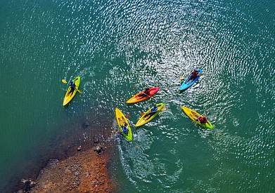 Tanmay Sakpal/Shutterstock : Kayaking in one of Igatpuris lakes