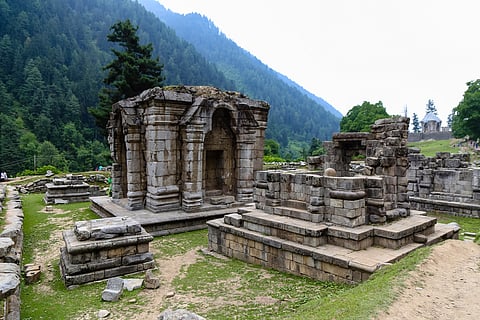 The ruins of the Naranag Temple