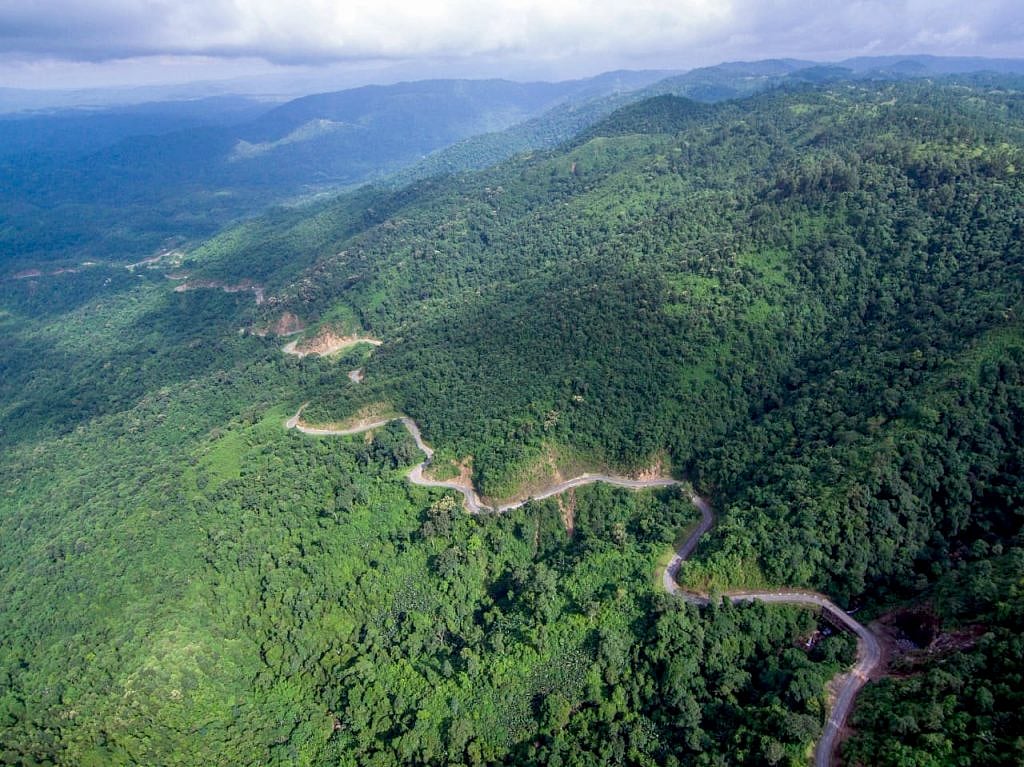 Mairang Nongkhlaw Road in the West Khasi Hills