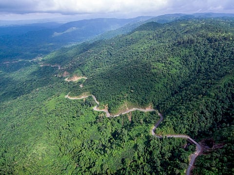 Mairang Nongkhlaw Road in the West Khasi Hills