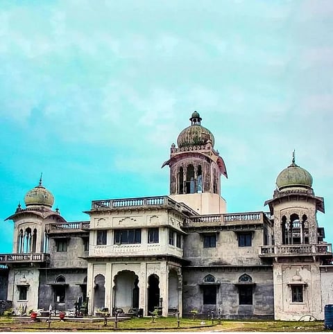 A view of the Rajendra Vilas Palace