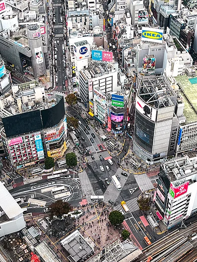 Shutterstock : The Shibuya Crossing