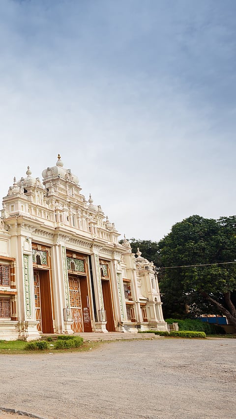 A view of the Jaganmohan Palace, Mysore
