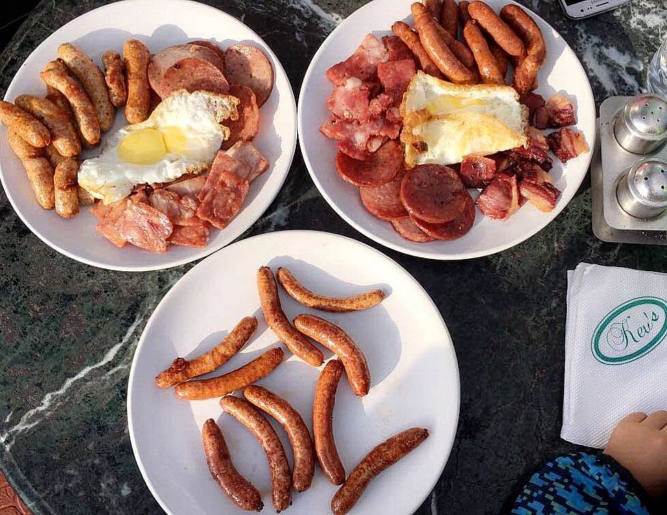 The breakfast at Keventers is famous 