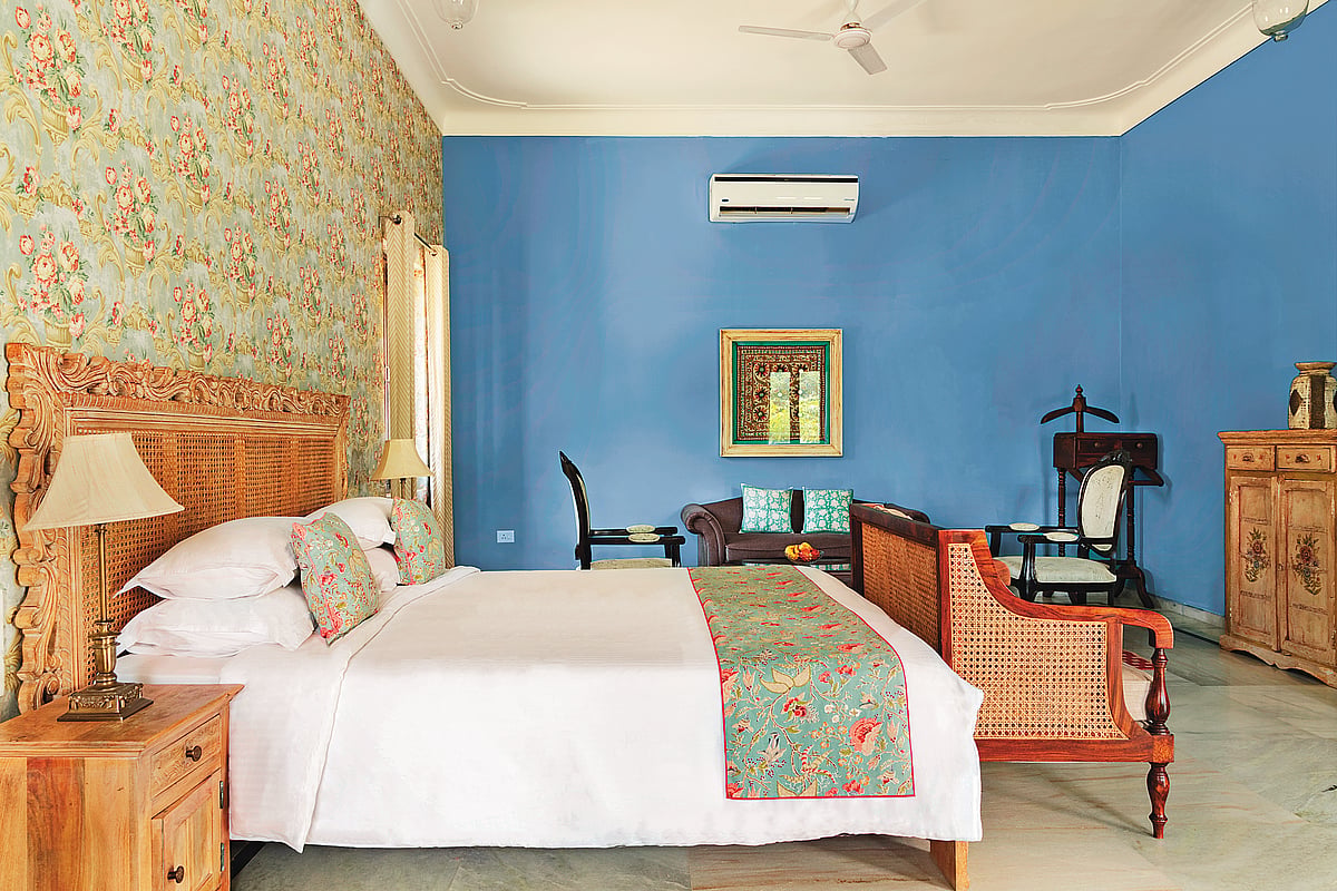 One of the rooms 
on the ground floor