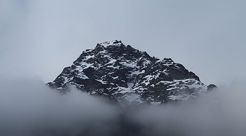 The views of the mountains from Thakur Kuan