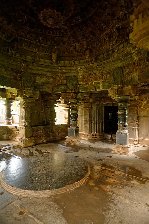 The Kamal Basadi is a Jain temple