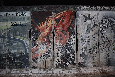 An art wall in Berlin
