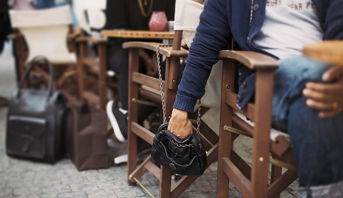 Never leave your bag unattended in a public place