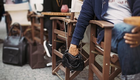 Never leave your bag unattended in a public place