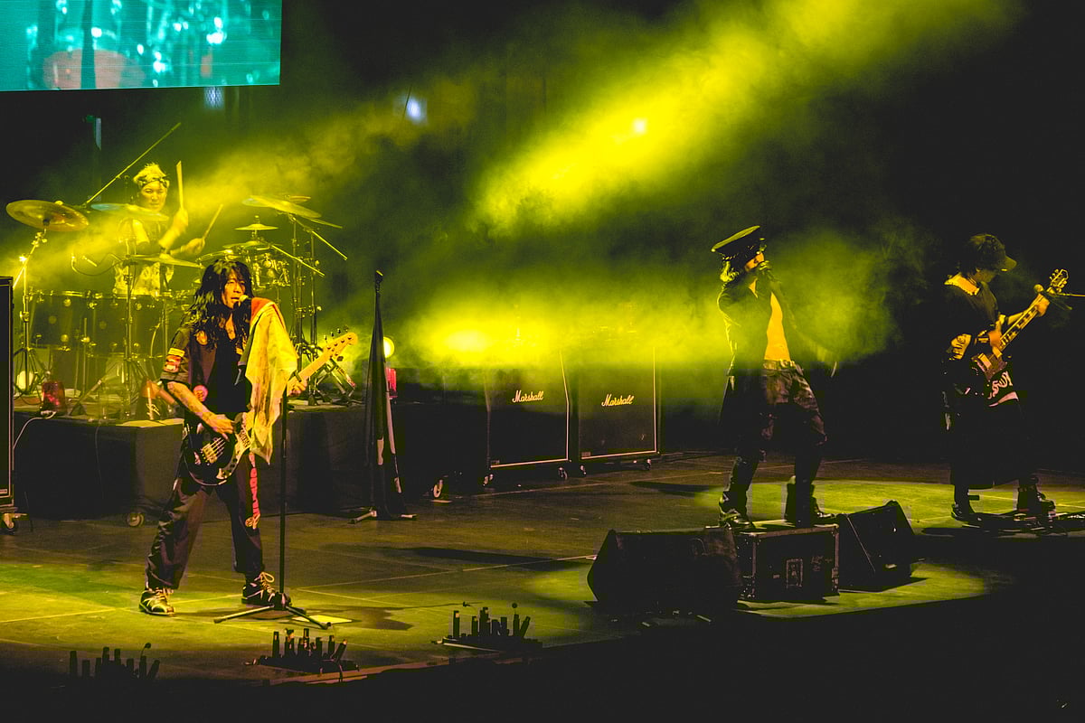 An anime music festival in progress