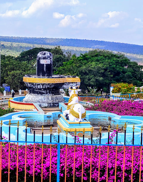 A lingam at Srisailam