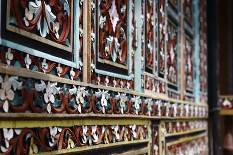 The Beauty of Wood Carvings in Minangkabau traditional houses, West Sumatra