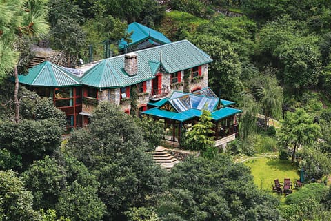 Himalaica is nestled in the hillside in Nainital