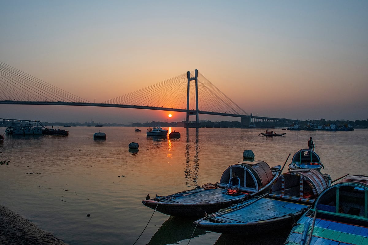 A ghat in Kolkata