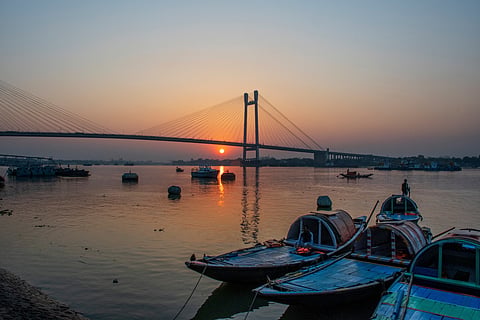 A ghat in Kolkata