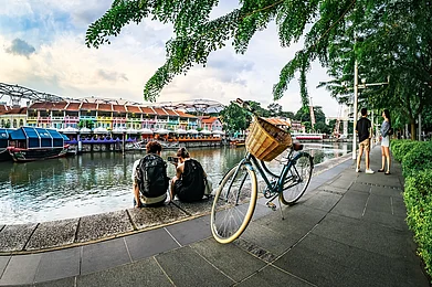 DerekTeo/Shutterstock : Clarke Quay, a historic riverside quay located in the Singapore River Planning Area