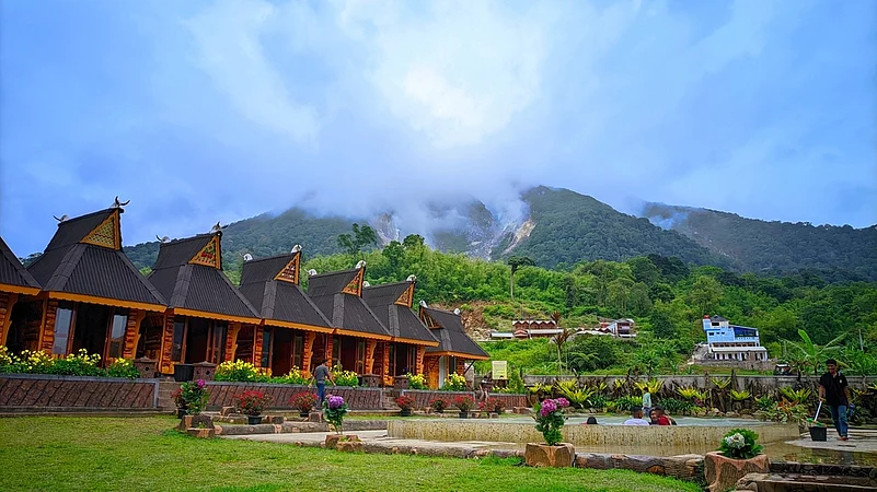 A resort in Berastagi