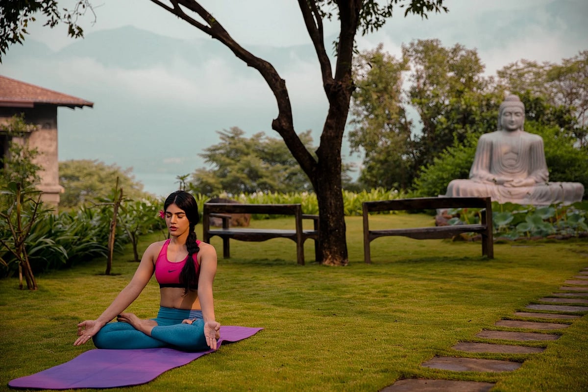 The “Journey through Yoga” retreat at Atmantan incorporates traditional ayurveda principles