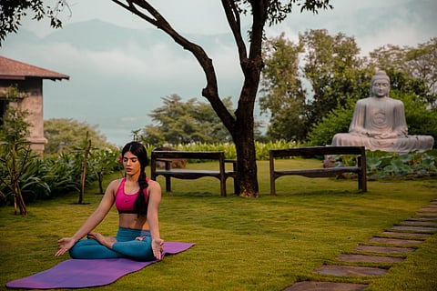 The “Journey through Yoga” retreat at Atmantan incorporates traditional ayurveda principles