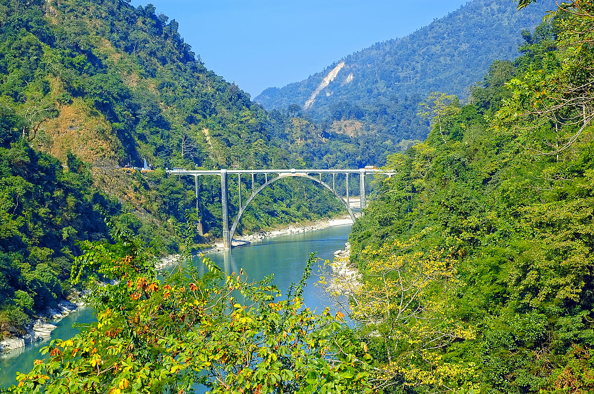 The Coronation Bridge of Kalimpong